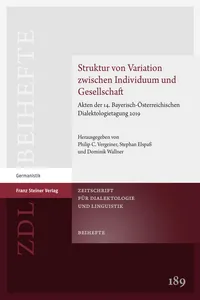 Struktur von Variation zwischen Individuum und Gesellschaft_cover