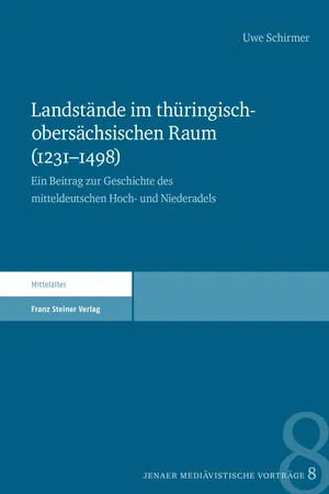 Landstände im thüringisch-obersächsischen Raum (1231–1498)