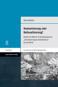 Humanisierung oder Rationalisierung?_cover