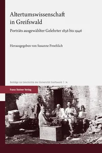 Altertumswissenschaft in Greifswald_cover