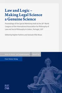 Law and Logic – Making Legal Science a Genuine Science_cover