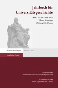 Jahrbuch für Universitätsgeschichte 21_cover