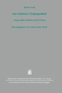 Aus Sachsens Vergangenheit_cover
