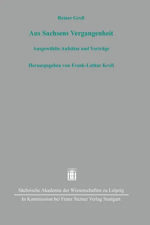 Aus Sachsens Vergangenheit
