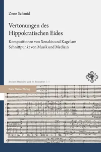 Vertonungen des Hippokratischen Eides_cover