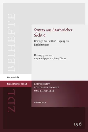 Syntax aus Saarbrücker Sicht 6