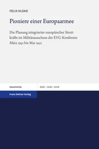 Pioniere einer Europaarmee_cover