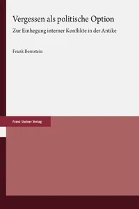 Vergessen als politische Option_cover