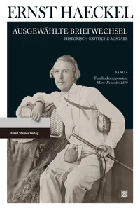 Ernst Haeckel: Ausgewählte Briefwechsel. Historisch-kritische Ausgabe. Bd. 4_cover