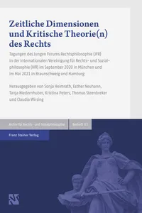 Zeitliche Dimensionen und Kritische Theori des Rechts_cover