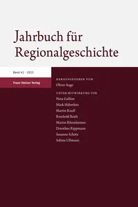 Jahrbuch für Regionalgeschichte 41_cover