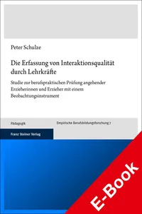 Die Erfassung von Interaktionsqualität durch Lehrkräfte_cover