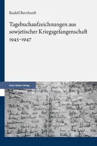 Tagebuchaufzeichnungen aus sowjetischer Kriegsgefangenschaft 1945–1947_cover