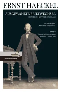 Ernst Haeckel: Ausgewählte Briefwechsel. Historisch-kritische Ausgabe. Bd. 7_cover