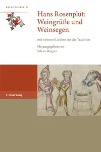 Hans Rosenplüt: Weingrüße und Weinsegen_cover