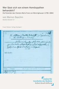 Wer lässt sich von einem Homöopathen behandeln?_cover