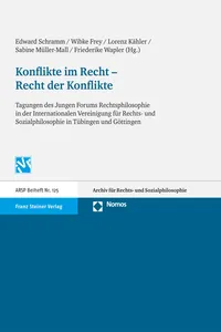 Konflikte im Recht - Recht der Konflikte_cover