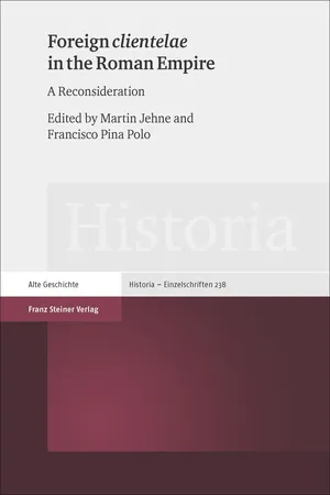 Foreign "clientelae" in the Roman Empire