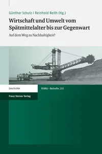 Wirtschaft und Umwelt vom Spätmittelalter bis zur Gegenwart_cover