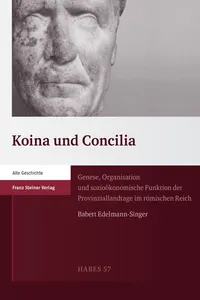 Koina und Concilia_cover