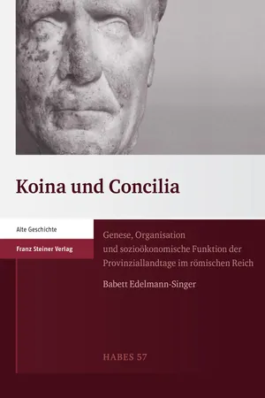 Koina und Concilia
