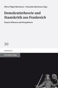 Demokratietheorie und Staatskritik aus Frankreich_cover