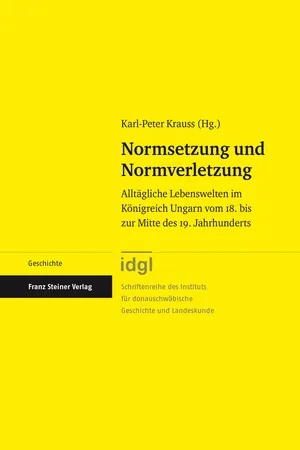 Normsetzung und Normverletzung