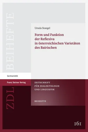 Form und Funktion der Reflexiva in österreichischen Varietäten des Bairischen