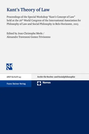 Kant's Theory of Law