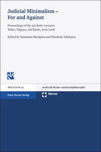Judicial Minimalism – For and Against_cover