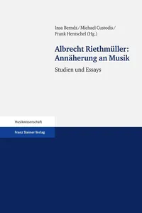 Annäherung an Musik_cover