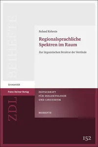 Regionalsprachliche Spektren im Raum_cover