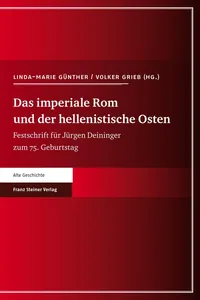 Das imperiale Rom und der hellenistische Osten_cover