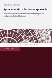Systemtheorie in der Geomorphologie_cover