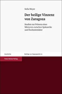 Der heilige Vinzenz von Zaragoza_cover