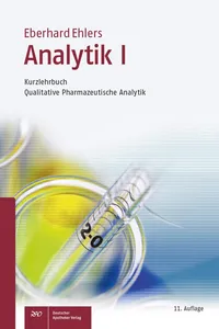 Analytik I - Kurzlehrbuch_cover