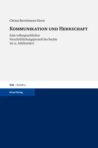 Kommunikation und Herrschaft_cover