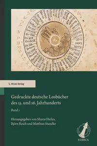 Gedruckte deutsche Losbücher des 15. und 16. Jahrhunderts_cover