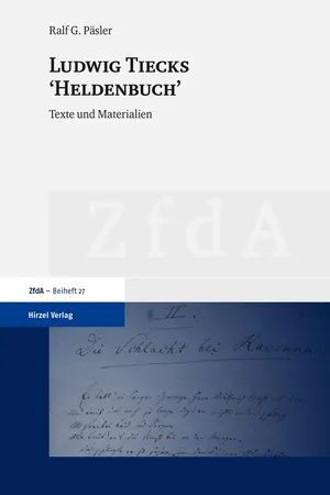 Ludwig Tiecks "Heldenbuch"