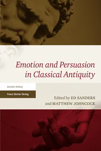 Emotion and Persuasion in Classical Antiquity_cover
