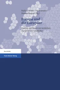 Europa und die Europäer_cover