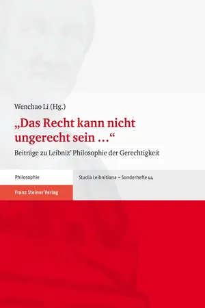 "Das Recht kann nicht ungerecht sein …"