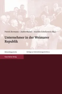 Unternehmer in der Weimarer Republik_cover