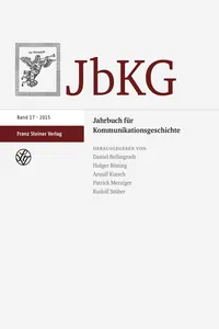 Jahrbuch für Kommunikationsgeschichte 17_cover