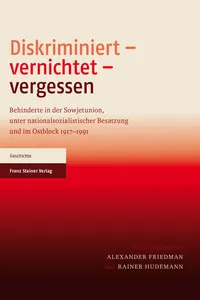 Diskriminiert – vernichtet – vergessen_cover