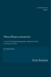 Miscellanea senatoria_cover