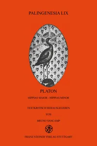 Platon: Hippias maior - Hippias minor_cover