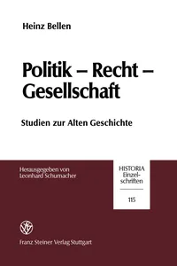 Politik - Recht - Gesellschaft_cover