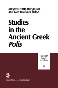 Studies in the Ancient Greek Polis_cover