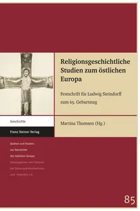 Religionsgeschichtliche Studien zum östlichen Europa_cover